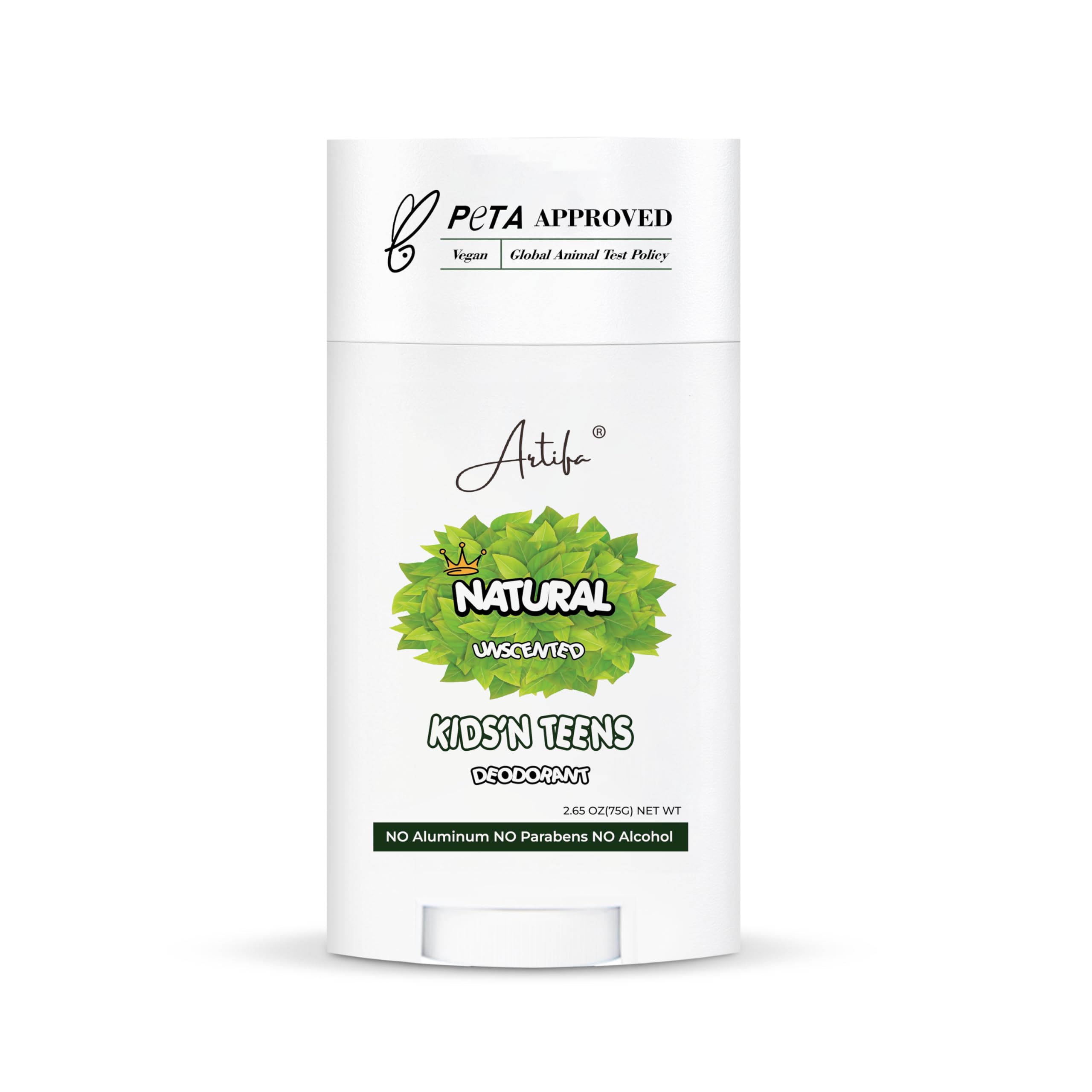 Amazon.com : Artifa Natural Deodorant for kids and teens, Aluminum
